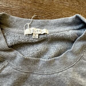 Z Supply Classic Gray Crewneck Sweater
